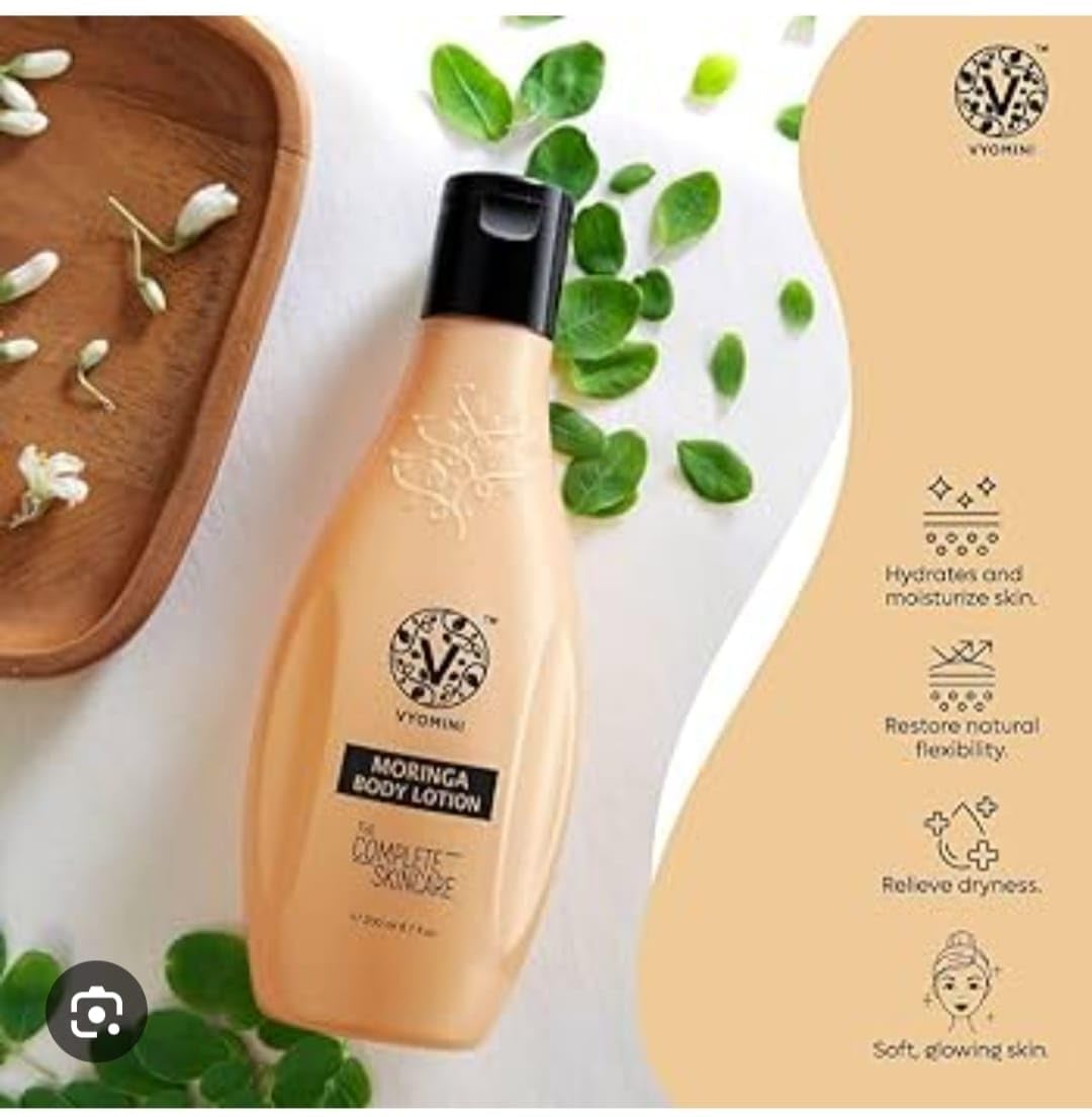 Rcm Vyomini Moringa Body Lotion | 200 ml (PACK OF-3)